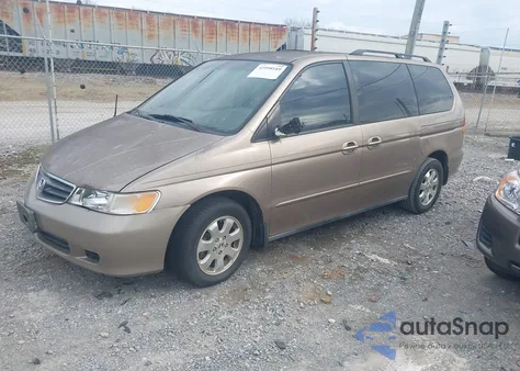 2004 Honda Odyssey Ex-L z USA, uszkodzony, nr VIN 5FNRL18944B059387